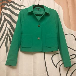 RW&CO. Emerald Green Cropped Blazer